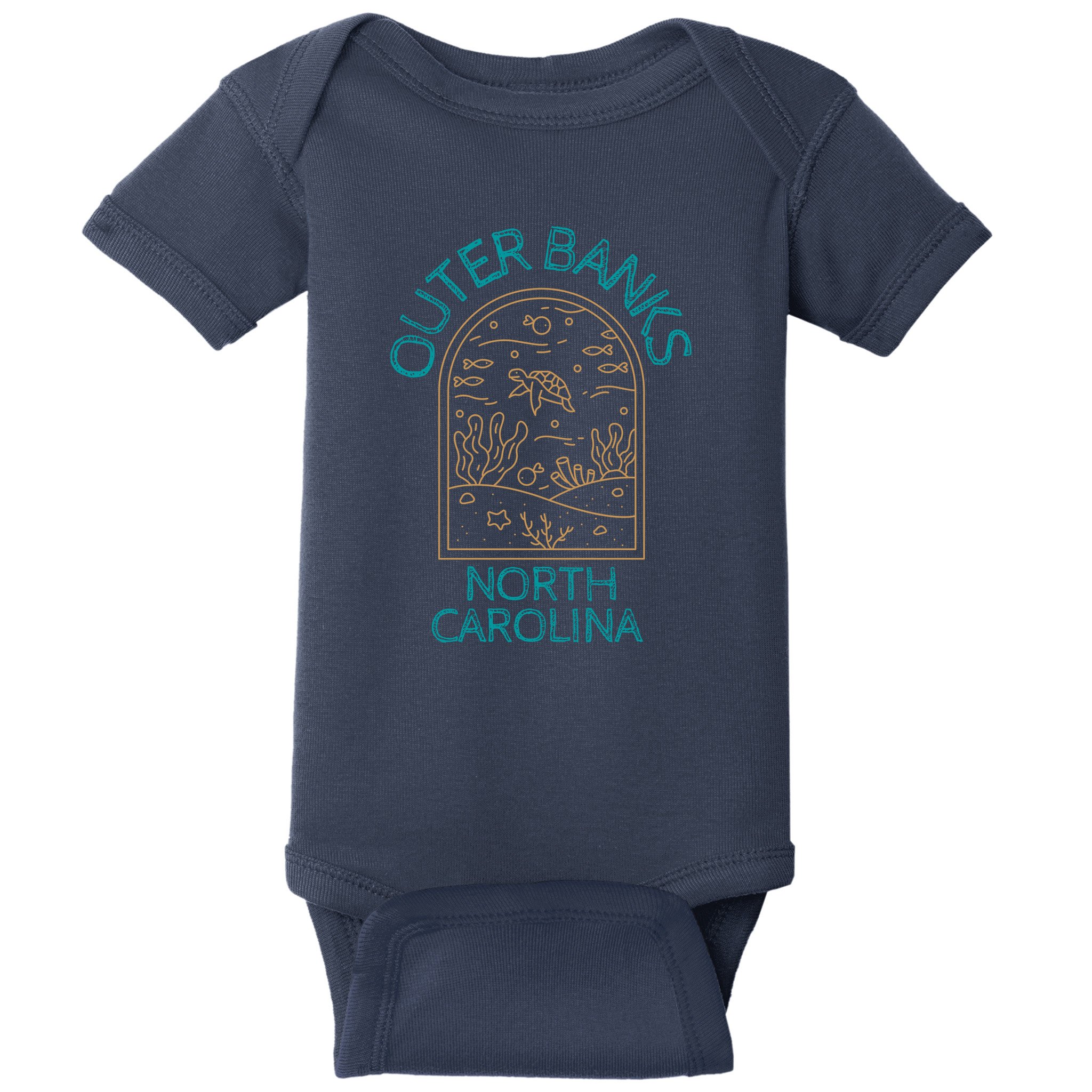 Outer Banks North Carolina NC Beach Baby Bodysuit
