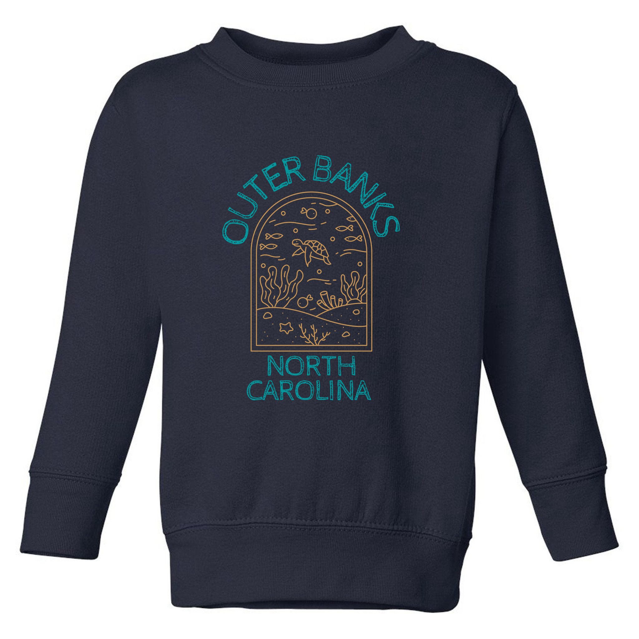 Outer Banks North Carolina NC Beach Toddler Sweatshirt