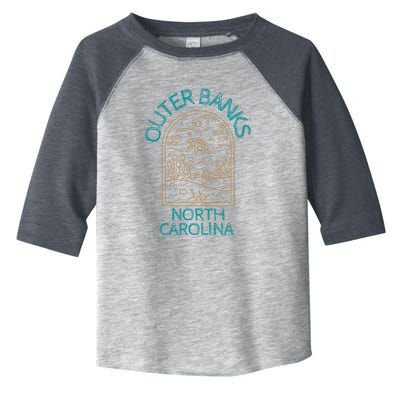 Outer Banks North Carolina NC Beach Toddler Fine Jersey T-Shirt