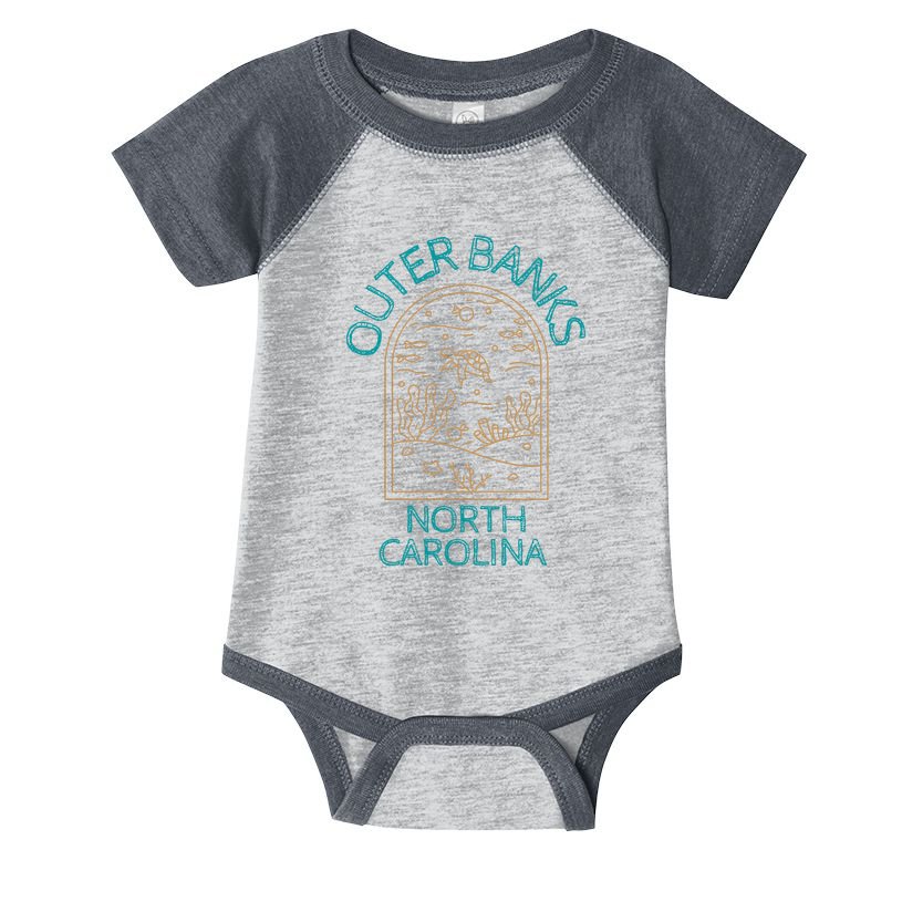 Outer Banks North Carolina NC Beach Infant Baby Jersey Bodysuit