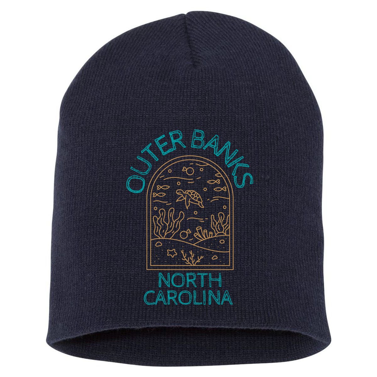 Outer Banks North Carolina NC Beach Short Acrylic Beanie