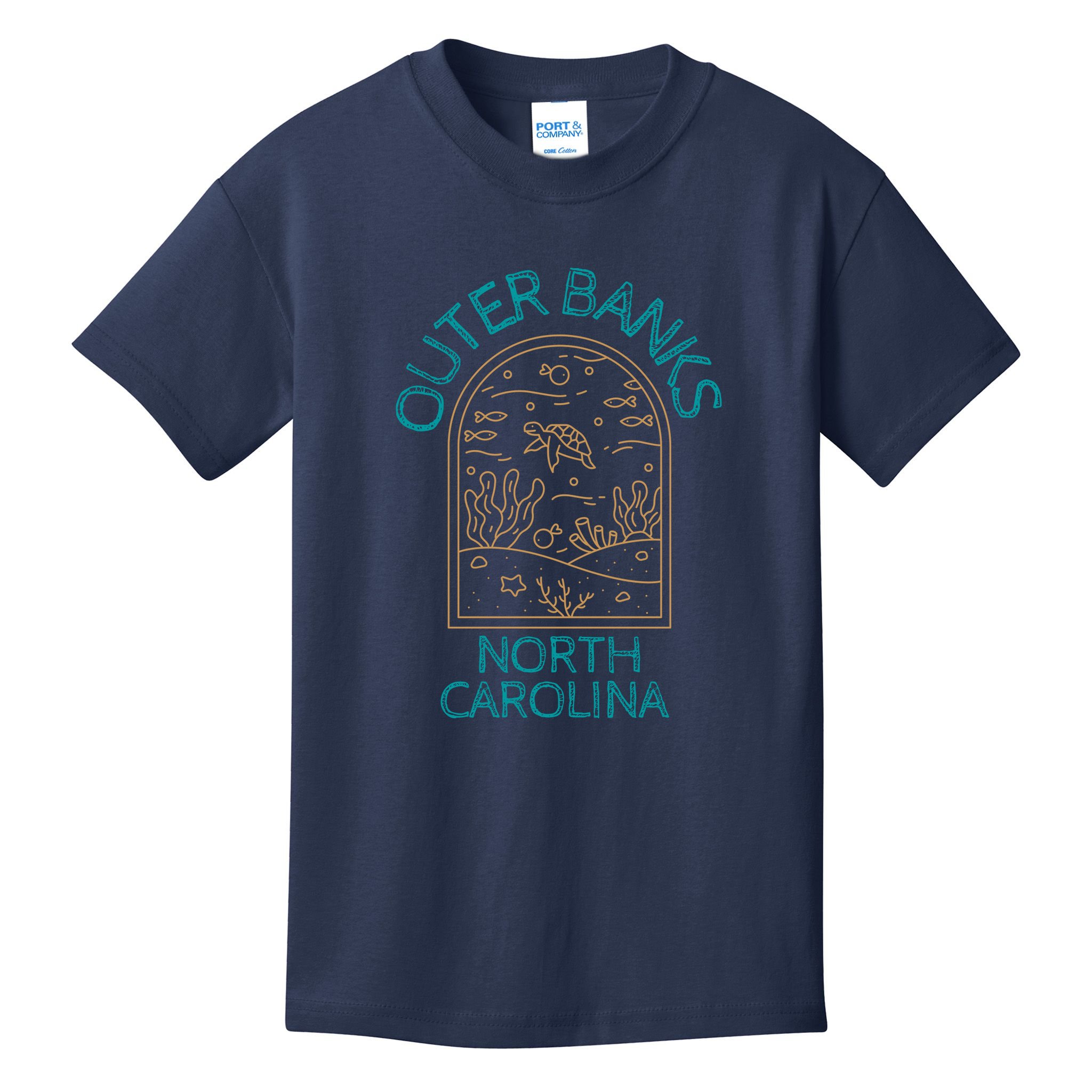 Outer Banks North Carolina NC Beach Kids T-Shirt