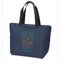 Outer Banks North Carolina NC Beach Zip Tote Bag