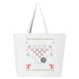 Oh Bowly Night Bowling Ugly Christmas Party Cool Gift 25L Jumbo Tote