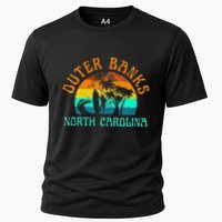 Outer Banks North Carolina Surf Beach Surfer OBX NC Cooling Performance Crew T-Shirt