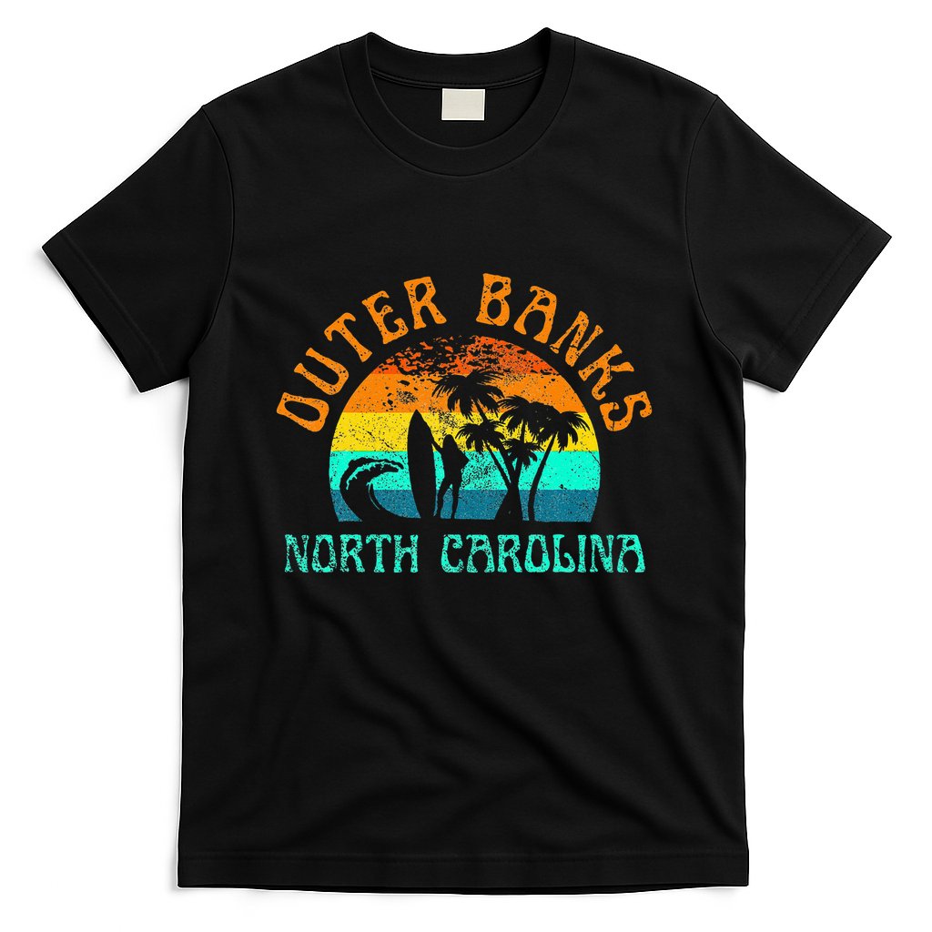 Outer Banks North Carolina Surf Beach Surfer OBX NC T-Shirt