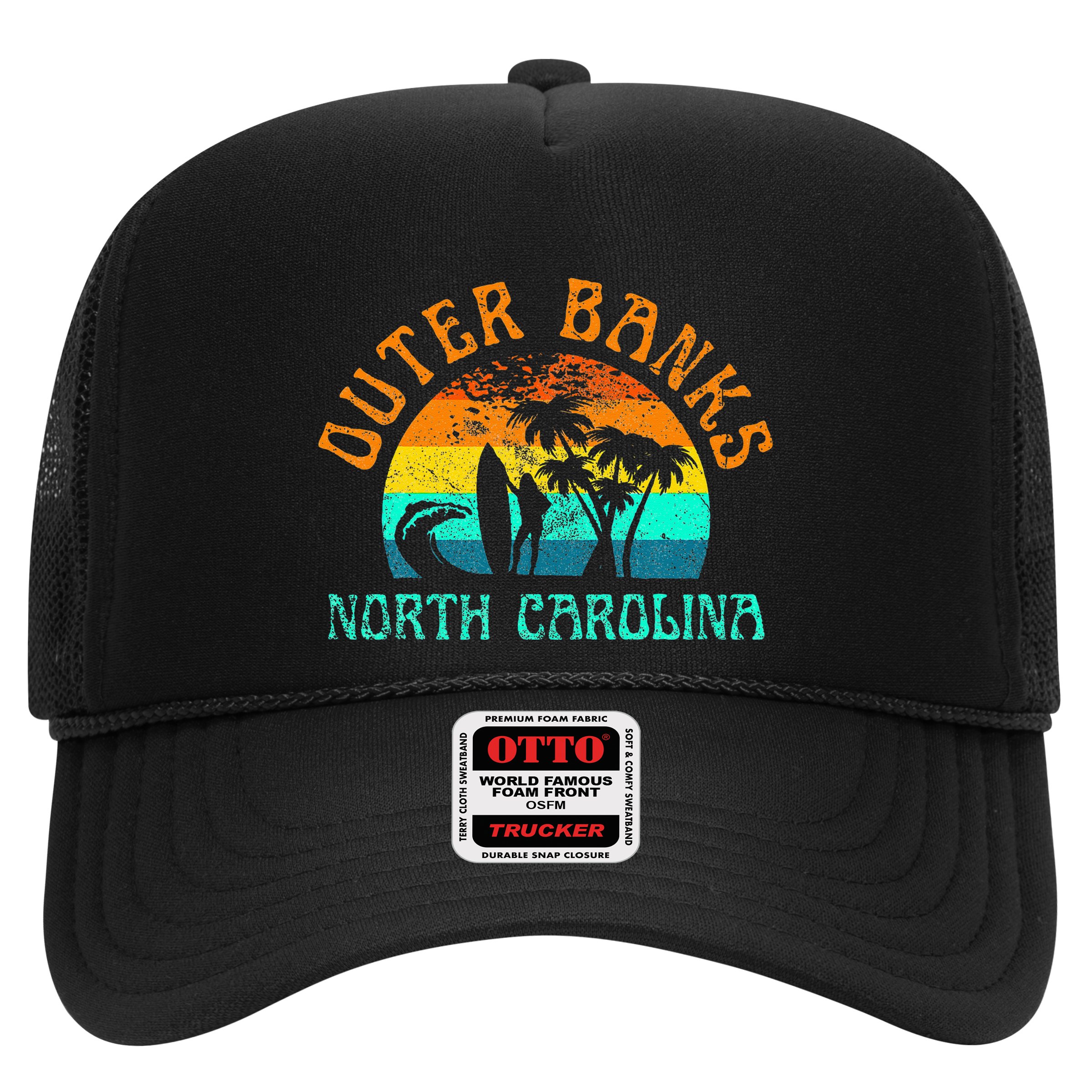 Outer Banks North Carolina Surf Beach Surfer OBX NC Hat