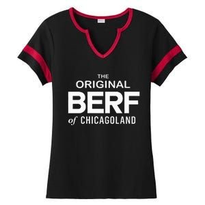 Original Berf Of Chicago New Ladies Halftime Notch Neck Tee