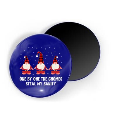 One By One The Gnomies Steal My Sanity Christmas Gnome Love Gift Magnet