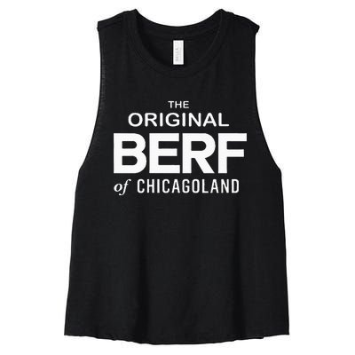 Original Berf Of Chicago New Women's Racerback Cropped Tank