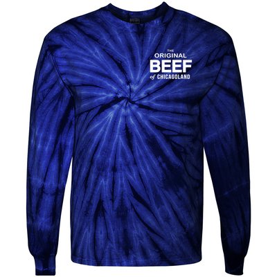 The Original Beef Of Chicagoland Vintage Tie-Dye Long Sleeve Shirt