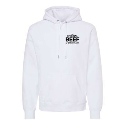 The Original Beef Of Chicagoland Vintage Premium Hoodie