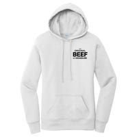 The Original Beef Of Chicagoland Vintage Women's Pullover Hoodie