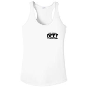 The Original Beef Of Chicagoland Vintage Ladies PosiCharge Competitor Racerback Tank