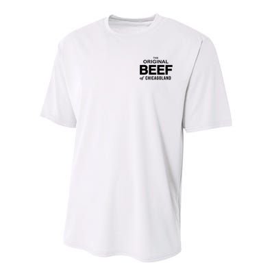 The Original Beef Of Chicagoland Vintage Performance Sprint T-Shirt