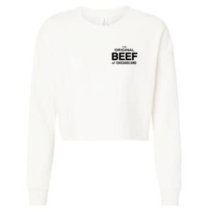 The Original Beef Of Chicagoland Vintage Cropped Pullover Crew