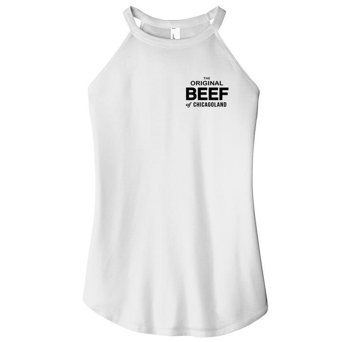 The Original Beef Of Chicagoland Vintage Women's Perfect Tri Rocker Tank