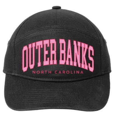 O.U.T.E.R B.A.N.K.S Obx North Carolina Summer Retro Preppy Throwback 7-Panel Snapback Hat