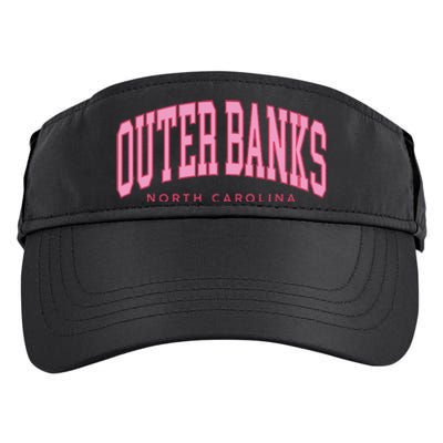 O.U.T.E.R B.A.N.K.S Obx North Carolina Summer Retro Preppy Throwback Adult Drive Performance Visor