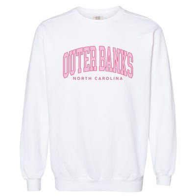 Outer Banks OBX North Carolina summer retro preppy throwback Garment-Dyed Sweatshirt