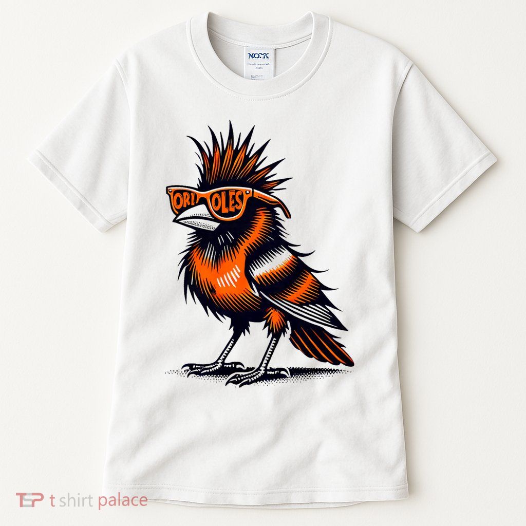 Oriole Bird Owners Oriole Lovers Orange Graphic Design Tall T-Shirt