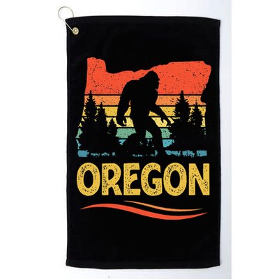 Oregon Bigfoot Oregon With A Bigfoot Or A Sasquatch Golf Towel