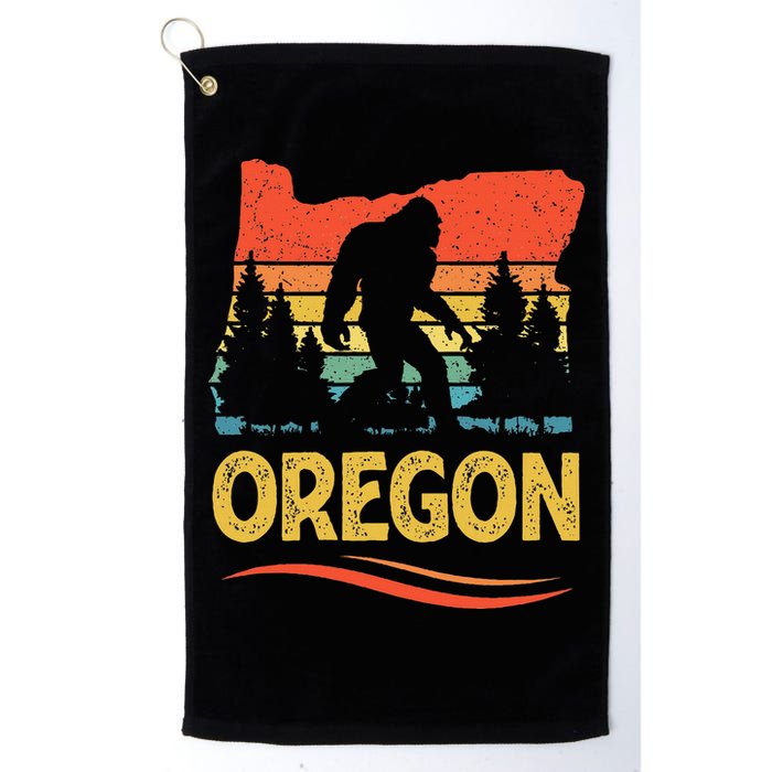 Oregon Bigfoot Oregon With A Bigfoot Or A Sasquatch Golf Towel