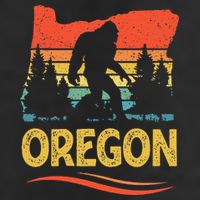 Oregon Bigfoot Oregon With A Bigfoot Or A Sasquatch Golf Towel