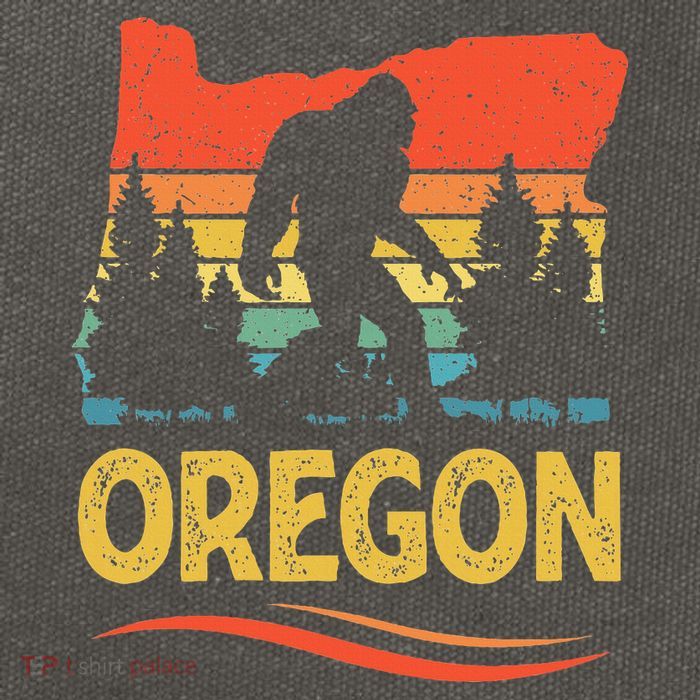 Oregon Bigfoot Oregon With A Bigfoot Or A Sasquatch Cotton Canvas Backpack
