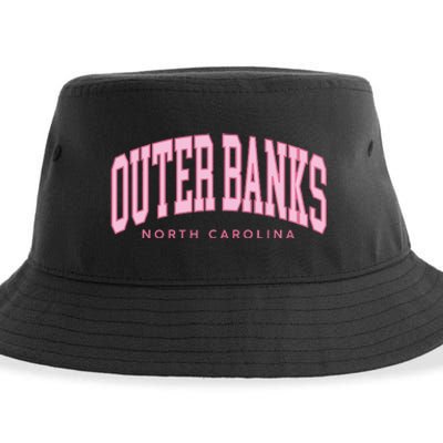 Outer Banks OBX North Carolina summer retro preppy throwback Sustainable Bucket Hat