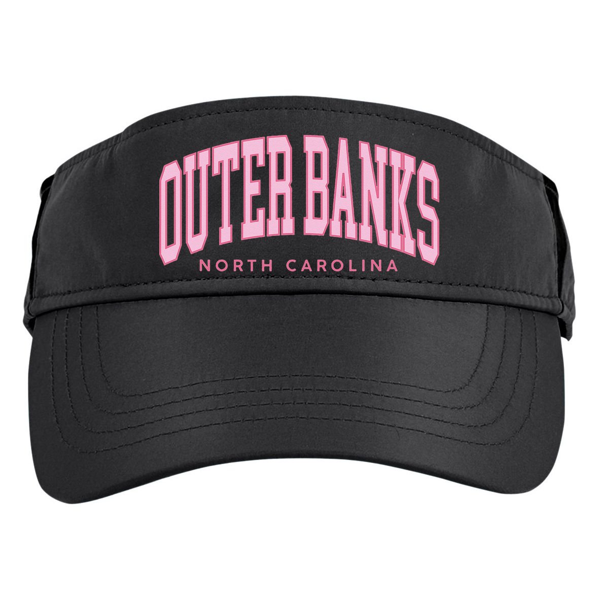 Outer Banks OBX North Carolina summer retro preppy throwback Adult Drive Performance Visor