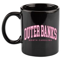 Outer Banks OBX North Carolina summer retro preppy throwback 11oz C Handle Ceramic Mug
