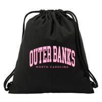 Outer Banks OBX North Carolina summer retro preppy throwback Drawstring Bag