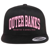 Outer Banks OBX North Carolina summer retro preppy throwback Flat Bill Trucker Hat