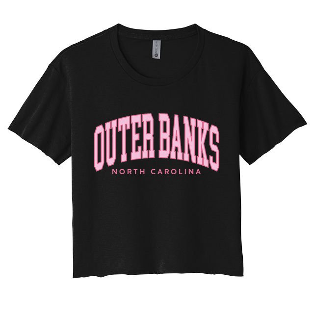 Outer Banks OBX North Carolina summer retro preppy throwback Crop Top