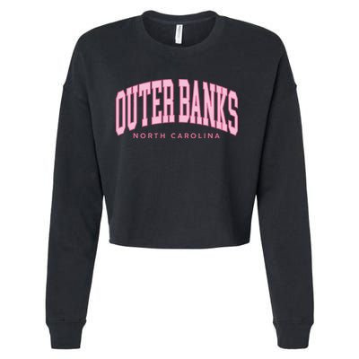 Outer Banks OBX North Carolina summer retro preppy throwback Cropped Pullover Crew