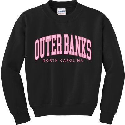 Outer Banks OBX North Carolina summer retro preppy throwback Kids Sweatshirt