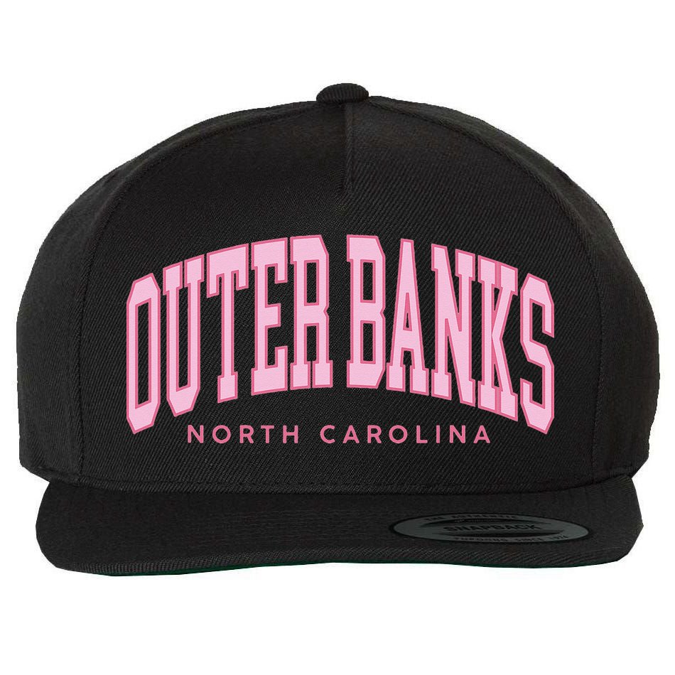 Outer Banks OBX North Carolina summer retro preppy throwback Wool Snapback Cap