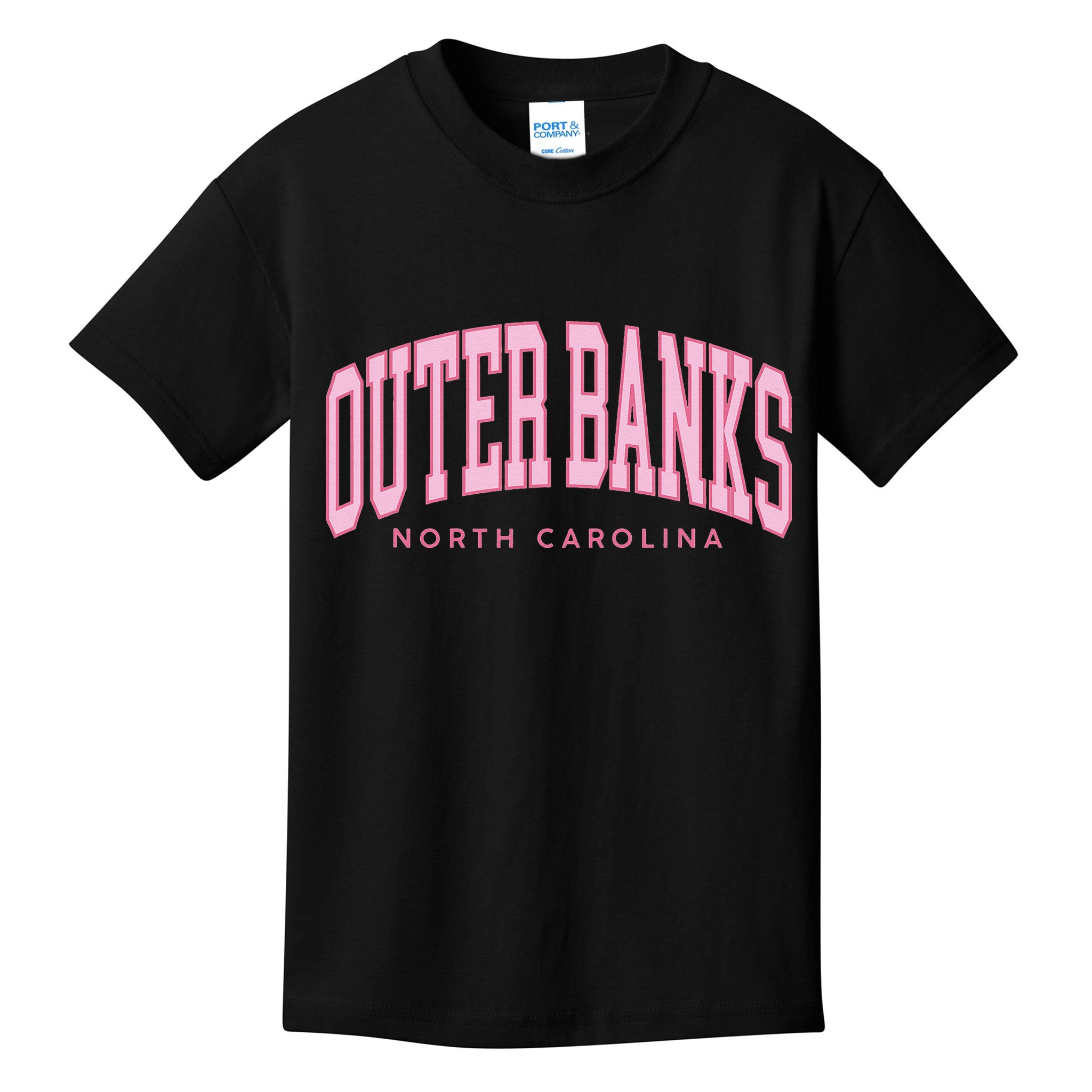 Outer Banks OBX North Carolina summer retro preppy throwback Kids T-Shirt