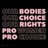 Our Bodies Our Choice Our Rights Feminist T-Shirt