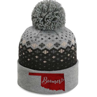 Oklahoma Boomer The Baniff Cuffed Pom Beanie