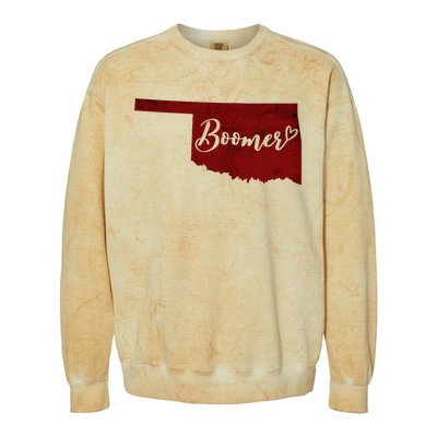 Oklahoma Boomer Colorblast Crewneck Sweatshirt