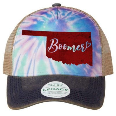 Oklahoma Boomer Legacy Tie Dye Trucker Hat