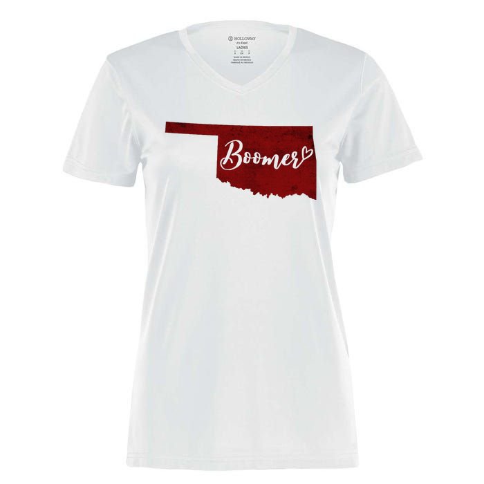 Oklahoma Boomer Women's Momentum V-Neck T-Shirt