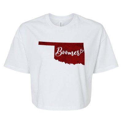 Oklahoma Boomer Bella+Canvas Jersey Crop Tee