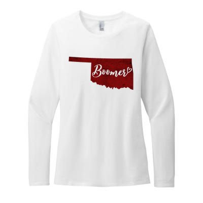 Oklahoma Boomer Womens CVC Long Sleeve Shirt