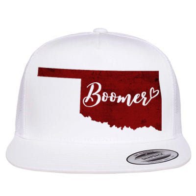 Oklahoma Boomer Flat Bill Trucker Hat