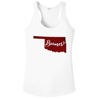 Oklahoma Boomer Ladies PosiCharge Competitor Racerback Tank