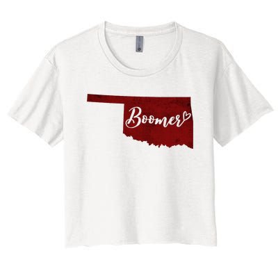 Oklahoma Boomer Women's Crop Top Tee