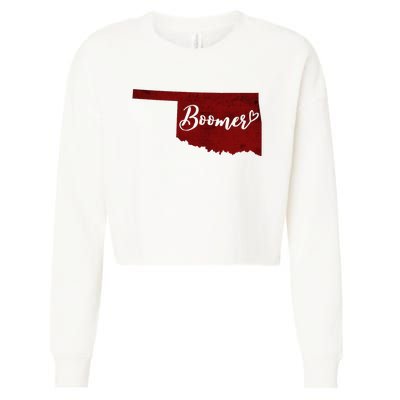 Oklahoma Boomer Cropped Pullover Crew